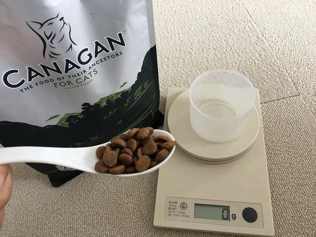 カナガンの量を測る方法